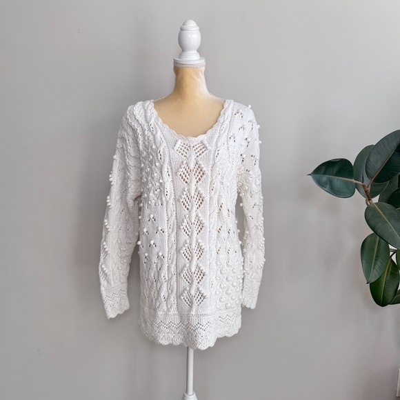 yarnworks Sweaters - Vintage bubble knit sweater by Yarnworks
